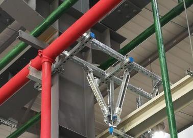 沭阳该抗震支架的整体式支吊架结构协调性好